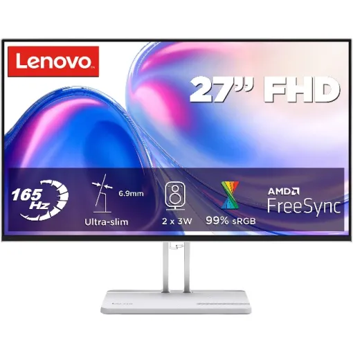 Monitor de 27'' FHD 165 Hz tasa de refresco, L27-4r cloud grey LENOVO