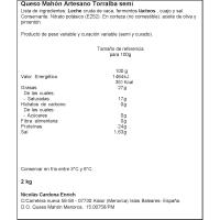 Queso semicurado DOP Mahón-Menorca TORRALBA,al corte, compra mín 250 g