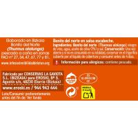 EROSKI hegaluzea eskabetxean, lata 111 g