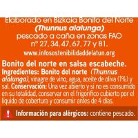 Bonito en escabeche EROSKI, lata 266 g