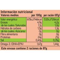 Bonito en escabeche EROSKI, lata 266 g