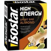 ISOSTAR HIGH ENERGY almendrazko barra, kutxa 150 g