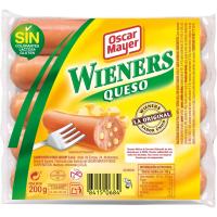 OSCAR MAYER gaztazko Wienner saltxitxak, zorroa 200 g