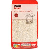 Arroz extra EROSKI basic, paquete 1 kg