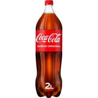 Refresco de cola COCA COLA, botella 2 litros