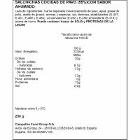 Salchichas de pavo OSCAR MAYER TODO AVE, sobre 200 g