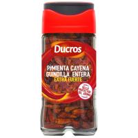 Pimienta cayena entera DUCROS, frasco 11 g