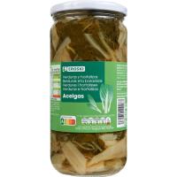 Acelga troceada EROSKI, frasco 425 g 