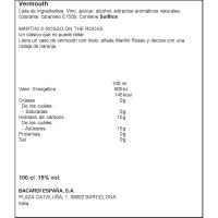 Vermouth Rojo MARTINI, botella 1 litro