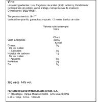 Vino Tinto Crianza Rioja CAMPO VIEJO, botella 75 cl