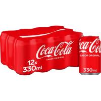 Refresco de cola COCA COLA, pack 12x33 cl