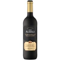 Vino Tinto Joven Tempranillo Valdepeñas V. ALBALI, botella 75 cl