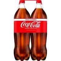 Refresco de cola COCA COLA, pack 2x2 litros