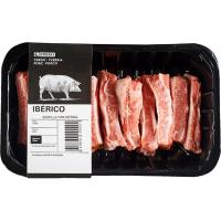 Costilla de cerdo ibérico EROSKI, bandeja aprox. 400 g