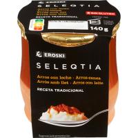 Arroz con leche EROSKI SELEQTIA, tarro de barro 140 g