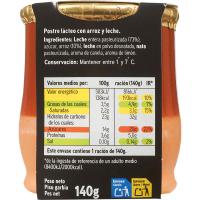 Arroz con leche EROSKI SELEQTIA, tarro de barro 140 g