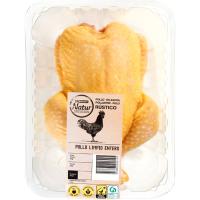 Pollo limpio EROSKI NATUR, pieza al peso aprox. 1.6 kg