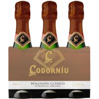 CODORNIU cava brut estra, sorta 3x20 cl