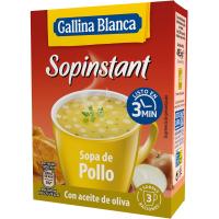 Sopinstant de pollo GALLINA BLANCA, sobre 49,5 g