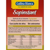 Sopinstant de pollo GALLINA BLANCA, sobre 49,5 g