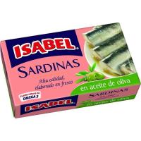 Sardina en aceite de oliva ISABEL, lata 115 g