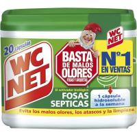 Limpia fosas sépticas WC NET, caja 16 unid.