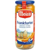 Salchichas Frankfurter MEICA, 6 uds, frasco 250 g