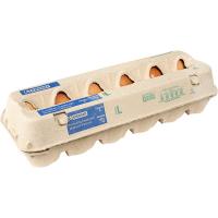 Huevo fresco L EROSKI, cartón 12 uds.