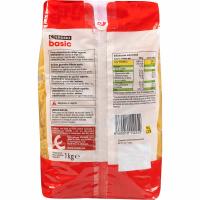 Macarrones EROSKI basic, paquete 1 kg