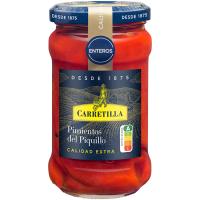 Pimiento de piquillo entero CARRETILLA, frasco 225 g