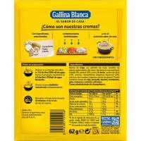 Crema de champiñones GALLINA BLANCA, sobre 62 g