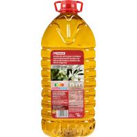 Aceite de oliva suave EROSKI, garrafa 5 litros
