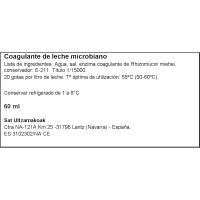 Coagulante de leche microbiano ULTZAMA, dosificador 60 ml