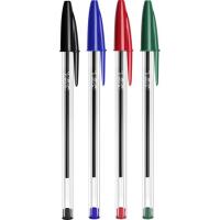 Bolígrafo Bic Cristal, punta normal, tinta de colores surtidos BIC, pack 10 uds