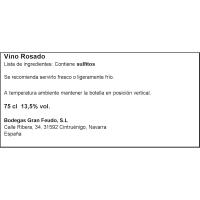 Vino Rosado D.O. Navarra GRAN FEUDO, botella 75 cl
