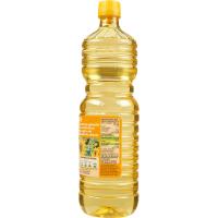 Aceite de girasol EROSKI, botella 1 litro