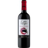 Vino Tinto Cabernet Sauvignon Chile GATO NEGRO, botella 75 cl