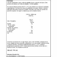 Cerveza AMSTEL, botella 1 litro