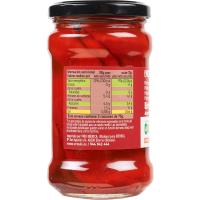 Pimiento de piquillo entero EROSKI, frasco 225 g