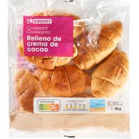 EROSKI txokolatez betetako croissanta, paketea 315 g