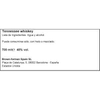 JACK DANIEL'S Tenessee whiskia, botila 70 cl