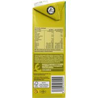 Leche semidesnatada calcio EROSKI, brik 1 litro