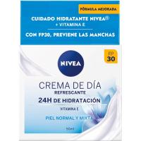 Crema hidratante normal-mixta 50 NIVEA Visage, tarro 50 ml Crema hidratante normal-mixta 50 NIVEA Visage, tarro 50 ml