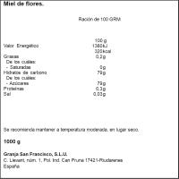 GRANJA SAN FRANCISCO milalore eztia, potoa 1 kg 