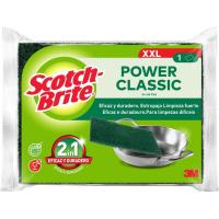 Estropajo de fibra verde gigante SCOTCH-BRITE, pack 1u