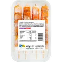 Pincho de pollo al curry EROSKI, bandeja 360 g