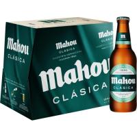 Cerveza clásica MAHOU, pack botellín 12x25 cl