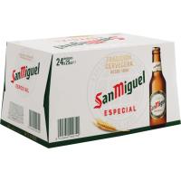 Cerveza SAN MIGUEL, pack botellín 24x25 cl