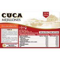 Mejillón en escabeche 12/16 piezas CUCA, lata 115 g