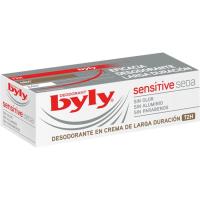 Desodorante en crema sin olor sensitive seda BYLY, tubo 25 ml Desodorante en crema sin olor sensitive seda BYLY, tubo 25 ml
